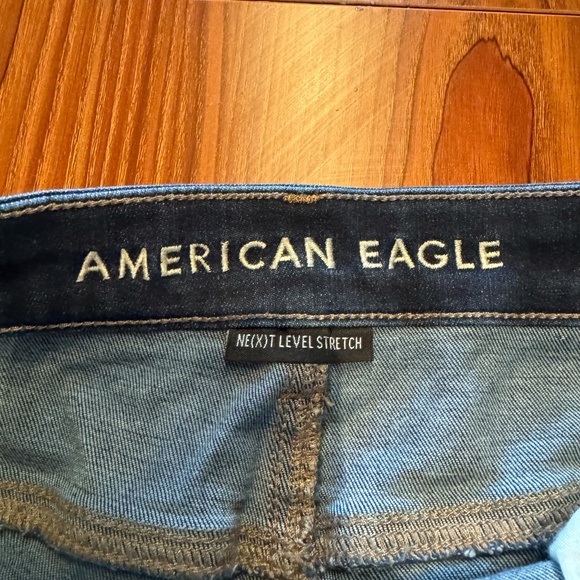 AE Ne(X)T Level High-Waisted Denim Short Short - Picture 3 of 5